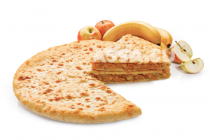 Фирменный пирог <br>с печеными яблочками и бананом